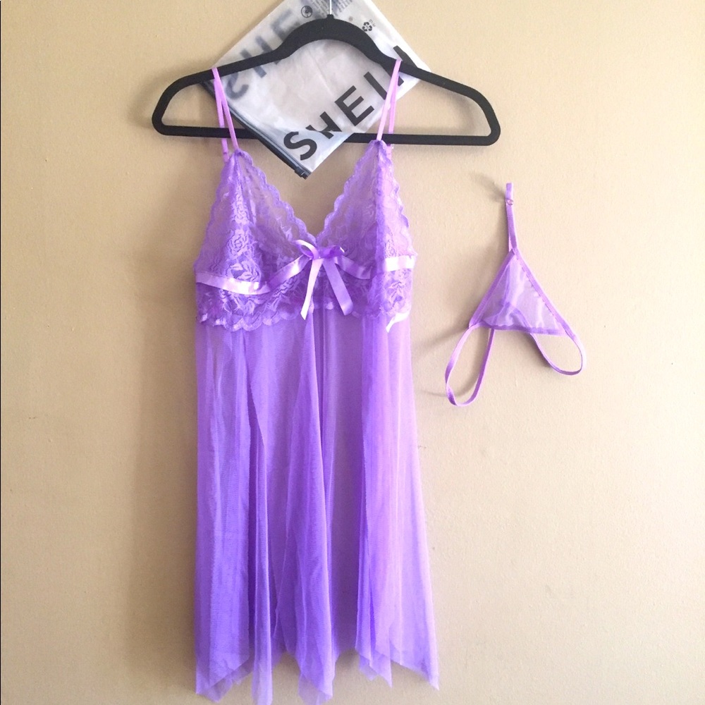 Sexy nighty w g string